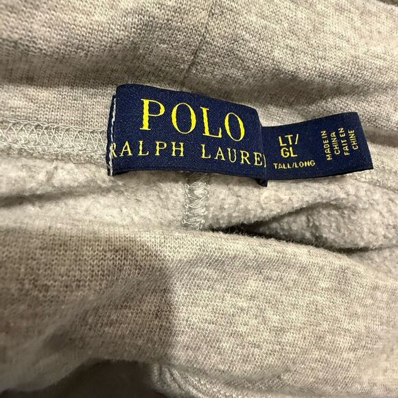 Polo Ralph Lauren Men's Large Tall LT Double Knit Sweatpant - Grey HTR - Picture 5 of 7